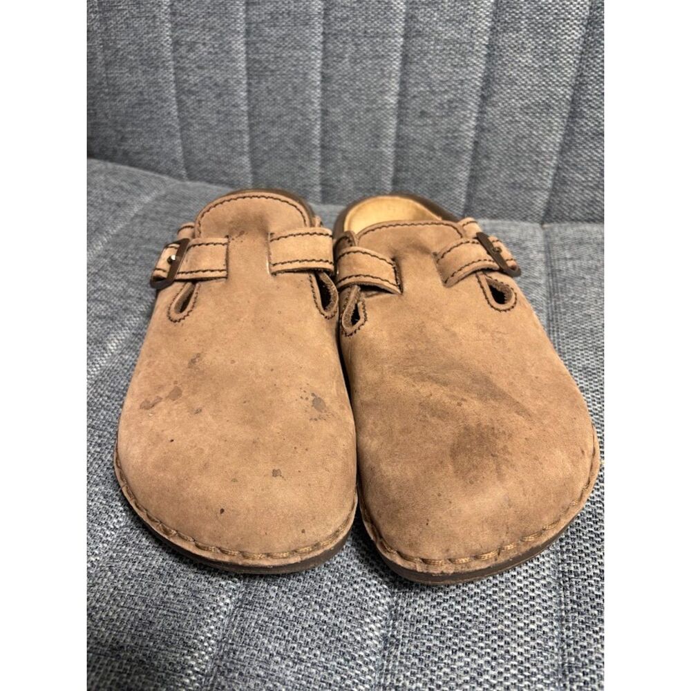 Birkenstock Tatami Clog Sandal Shoes Size 9 W 7 M s 40 Tan Removable Footbed - Picture 3 of 6
